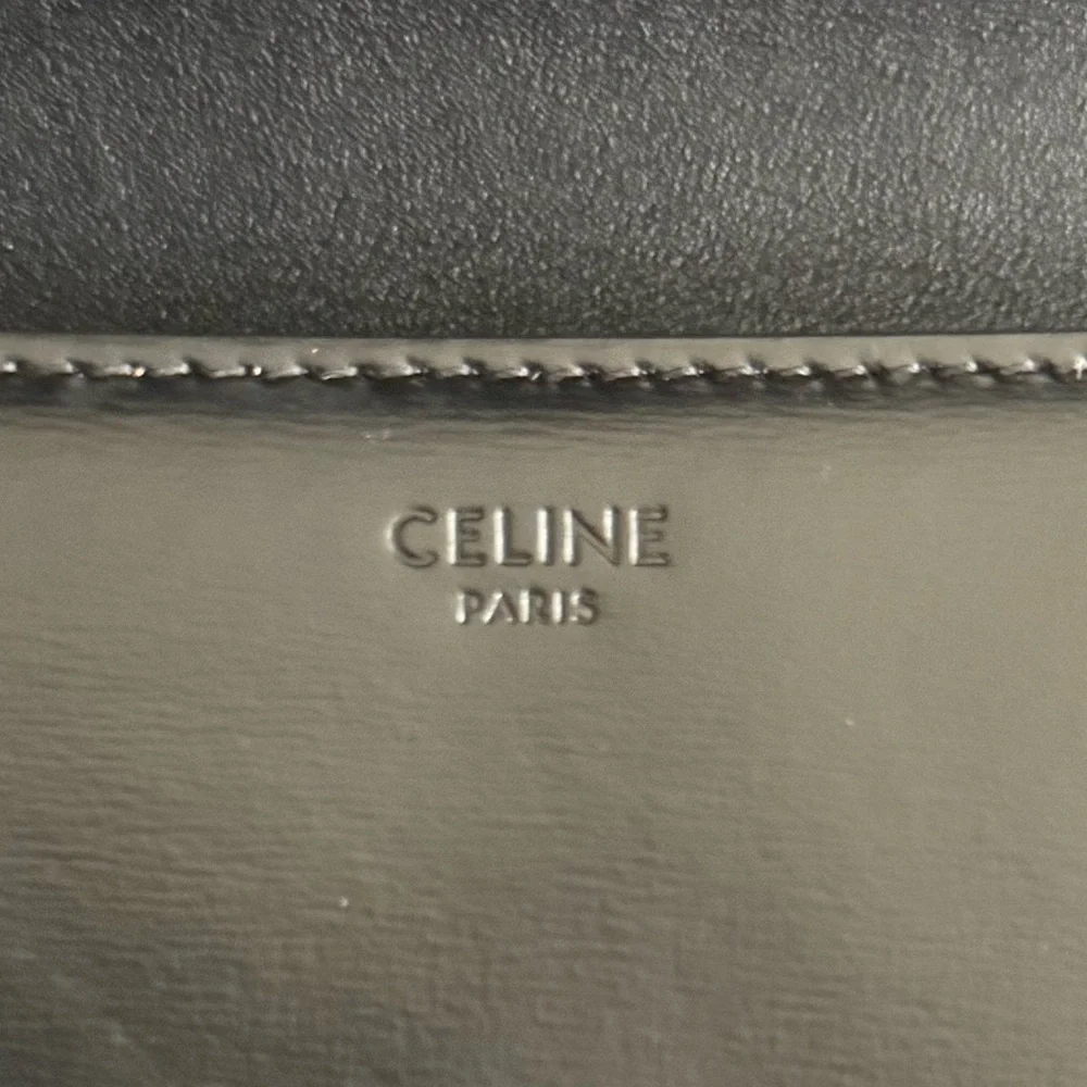 Celine Black Triomphe Chain Shoulder Bag - Picture 2 of 15